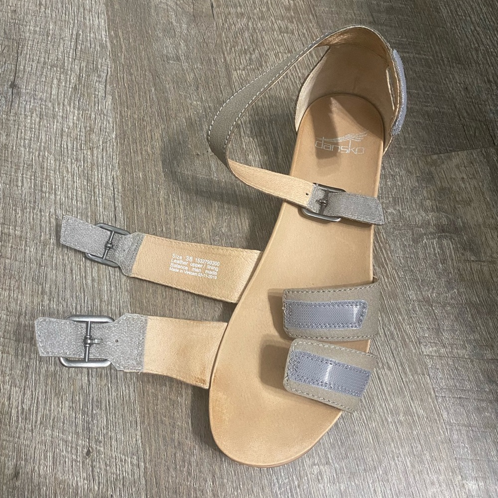 Dansko Astrid Low-Wedge Sandals - Picture 7 of 8